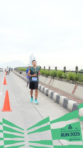 Race photo from Mangkunegaran Run 2025
