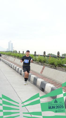 Race photo from Mangkunegaran Run 2025
