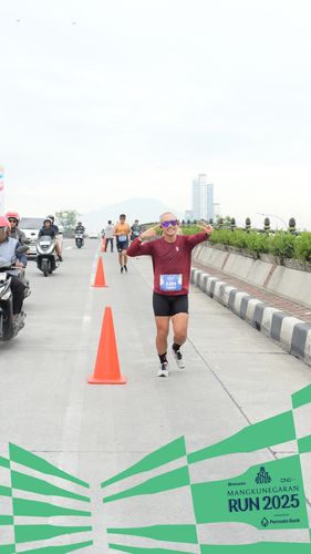 Race photo from Mangkunegaran Run 2025
