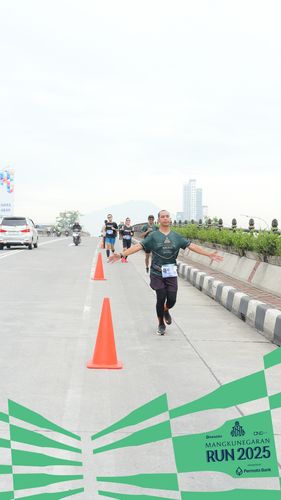 Race photo from Mangkunegaran Run 2025