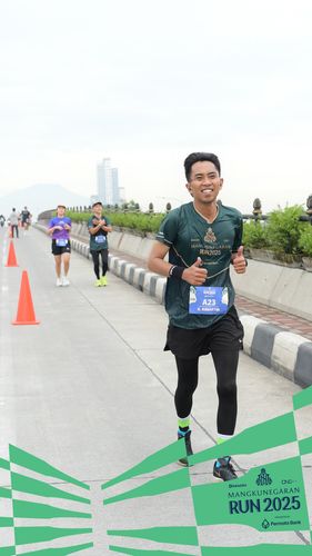 Race photo from Mangkunegaran Run 2025