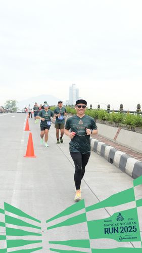 Race photo from Mangkunegaran Run 2025