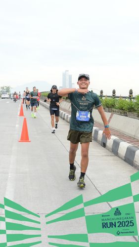 Race photo from Mangkunegaran Run 2025