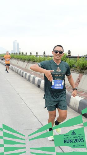 Race photo from Mangkunegaran Run 2025