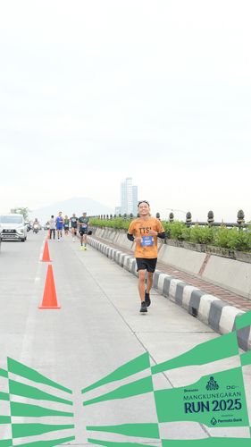 Race photo from Mangkunegaran Run 2025