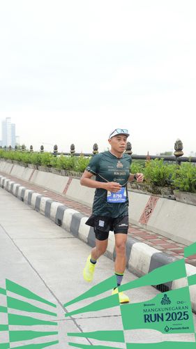 Race photo from Mangkunegaran Run 2025