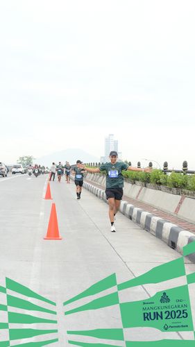 Race photo from Mangkunegaran Run 2025