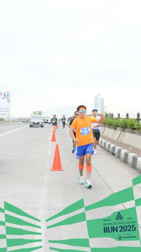 Race photo from Mangkunegaran Run 2025