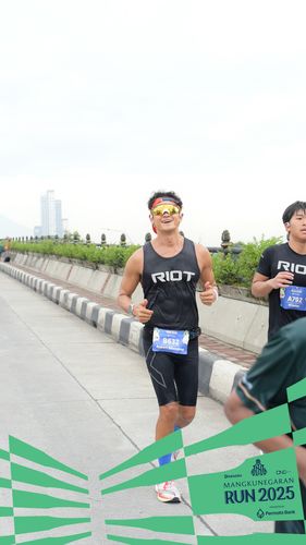 Race photo from Mangkunegaran Run 2025