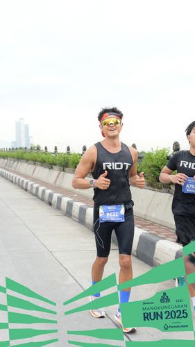 Race photo from Mangkunegaran Run 2025