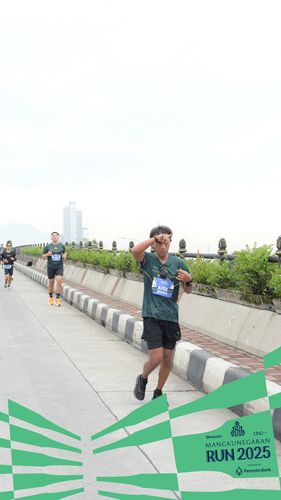 Race photo from Mangkunegaran Run 2025