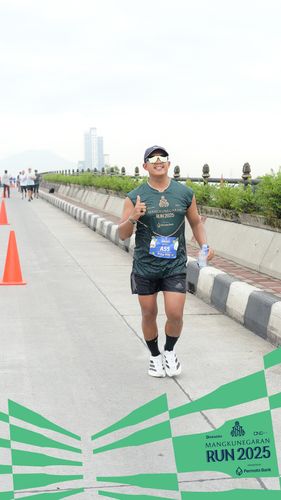 Race photo from Mangkunegaran Run 2025