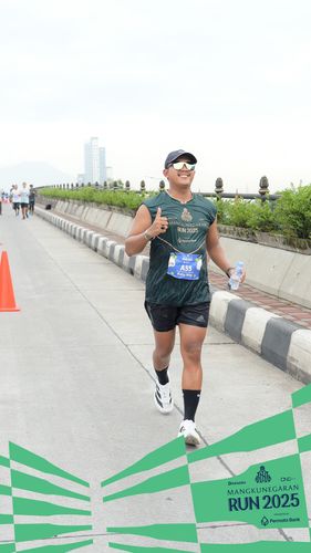 Race photo from Mangkunegaran Run 2025