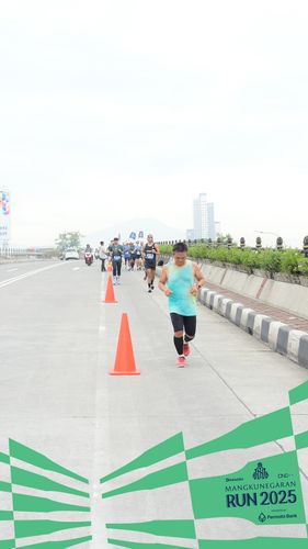 Race photo from Mangkunegaran Run 2025