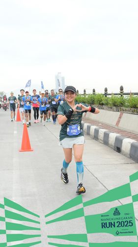 Race photo from Mangkunegaran Run 2025