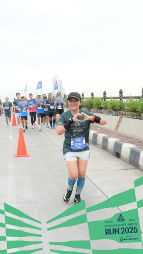 Race photo from Mangkunegaran Run 2025