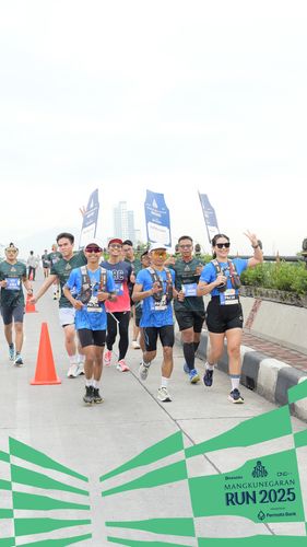 Race photo from Mangkunegaran Run 2025