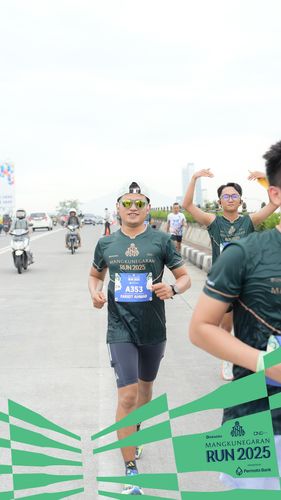 Race photo from Mangkunegaran Run 2025