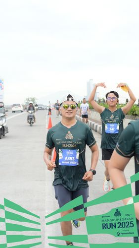 Race photo from Mangkunegaran Run 2025