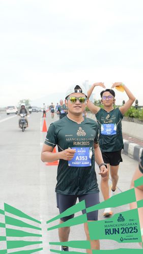 Race photo from Mangkunegaran Run 2025