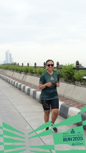 Race photo from Mangkunegaran Run 2025