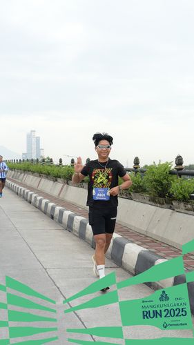 Race photo from Mangkunegaran Run 2025