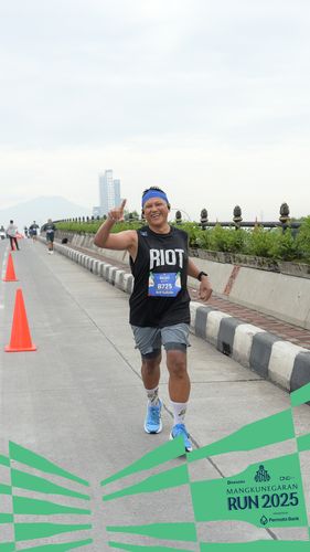Race photo from Mangkunegaran Run 2025