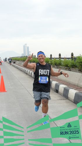 Race photo from Mangkunegaran Run 2025