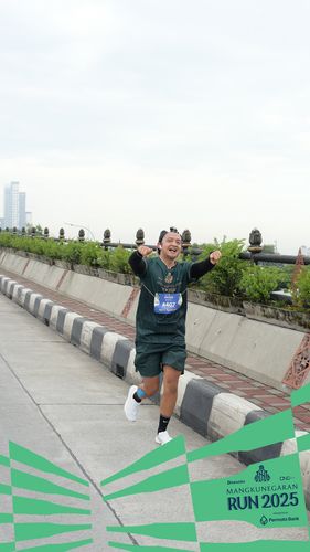 Race photo from Mangkunegaran Run 2025