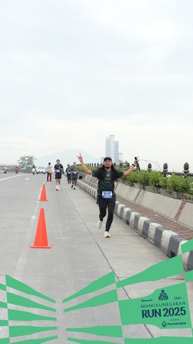 Race photo from Mangkunegaran Run 2025