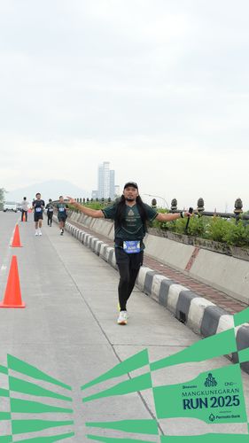 Race photo from Mangkunegaran Run 2025
