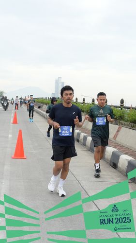 Race photo from Mangkunegaran Run 2025