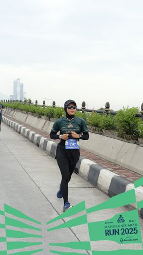 Race photo from Mangkunegaran Run 2025