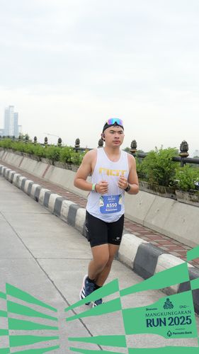 Race photo from Mangkunegaran Run 2025