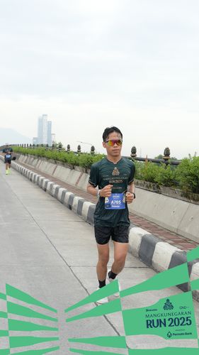 Race photo from Mangkunegaran Run 2025
