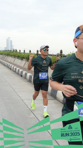 Race photo from Mangkunegaran Run 2025