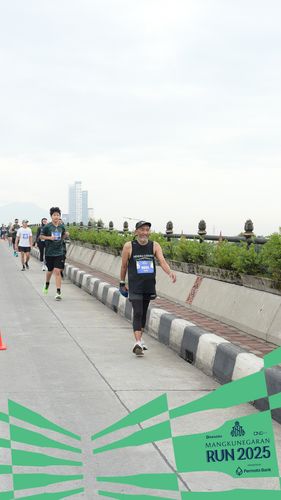 Race photo from Mangkunegaran Run 2025
