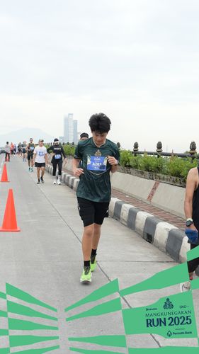 Race photo from Mangkunegaran Run 2025