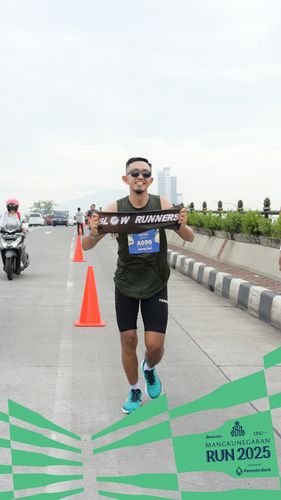 Race photo from Mangkunegaran Run 2025