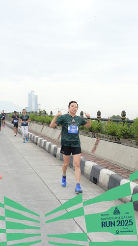 Race photo from Mangkunegaran Run 2025