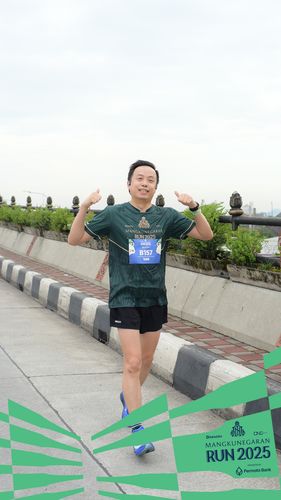 Race photo from Mangkunegaran Run 2025