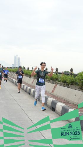 Race photo from Mangkunegaran Run 2025