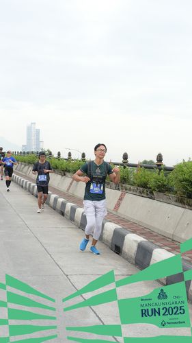 Race photo from Mangkunegaran Run 2025