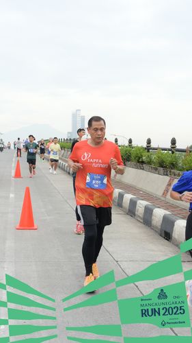 Race photo from Mangkunegaran Run 2025
