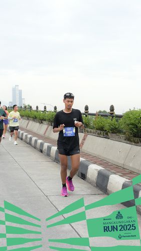 Race photo from Mangkunegaran Run 2025