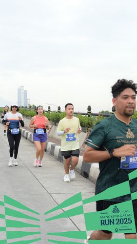 Race photo from Mangkunegaran Run 2025