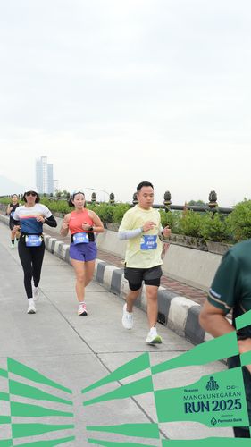 Race photo from Mangkunegaran Run 2025