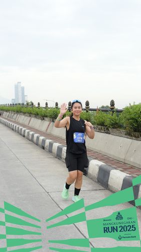 Race photo from Mangkunegaran Run 2025