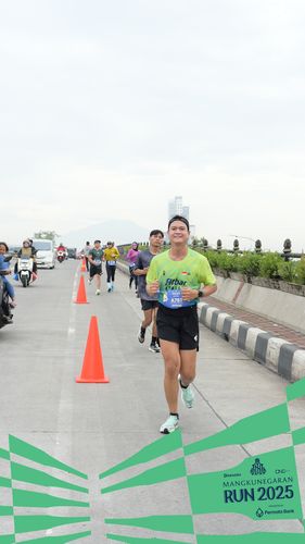Race photo from Mangkunegaran Run 2025