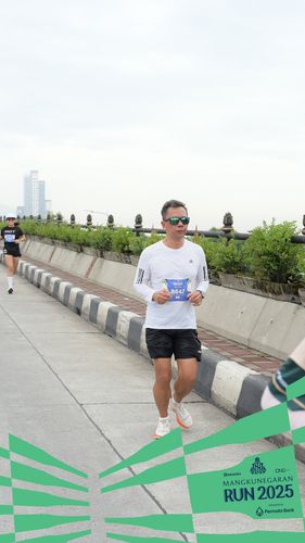 Race photo from Mangkunegaran Run 2025